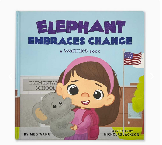 Warmies Elephant Embraces Change Book