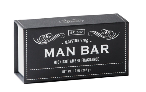 Moisturizing Man Bar ( Midnight / Amber ) 10 oz.