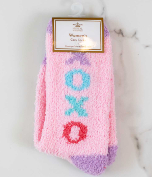 Cozy Soft Valentines Sock ( Assorted )
