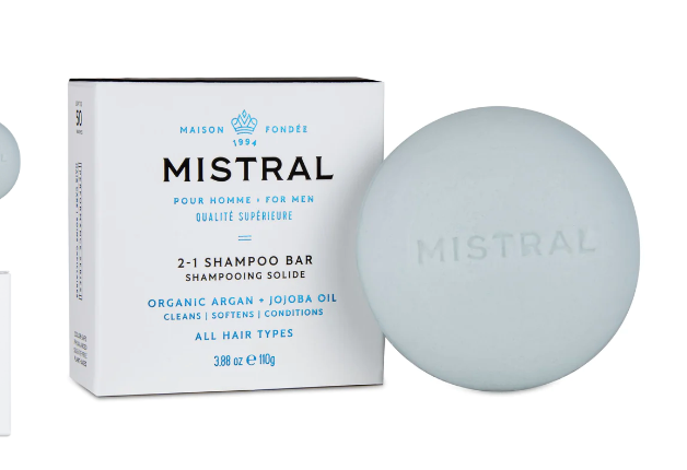 Men's Solid Shampoo Bar Soap 3.88 oz.