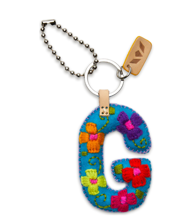 Turquoise Felt Alphabet Charm ( Assorted )
