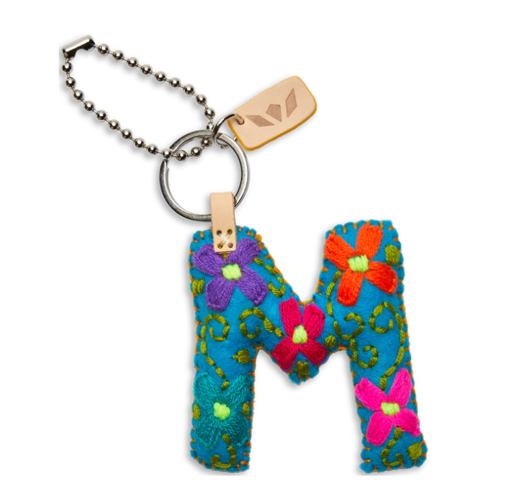 Turquoise Felt Alphabet Charm ( Assorted )