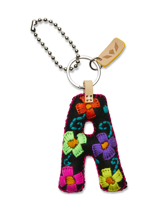 Black Felt Alphabet Charm (Assorted )