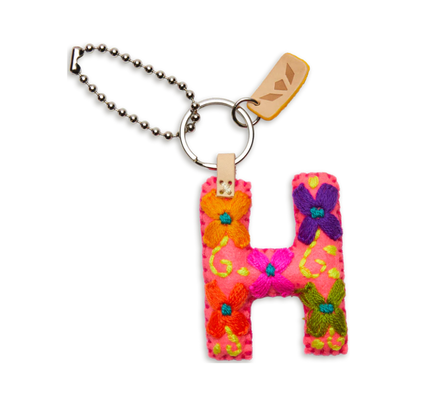 Pink Felt Alphabet Charm ( Assorted )