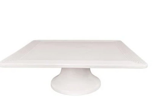 Pinstripes Square Pedestal