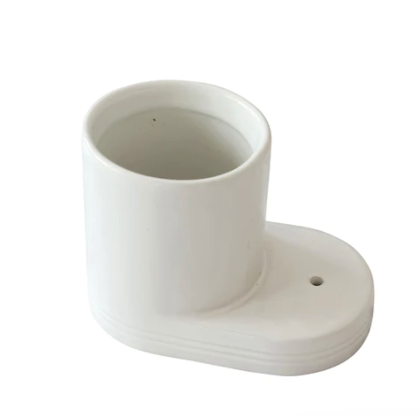 pinstripes round cutie container