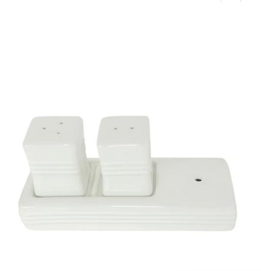 Pinstripes Salt & Pepper Shakers