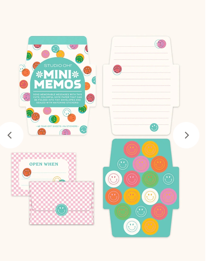 Mini Memos Pad With Stickers