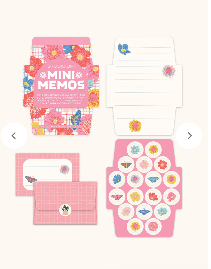 Mini Memos Pad With Stickers
