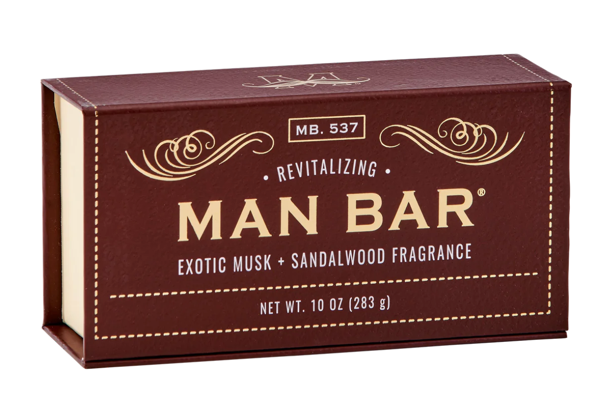 Revitalizing Man Bar ( Exotic Musk +Sandalwood ) 10 oz.