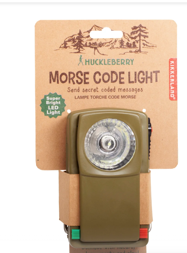 Huckleberry Morse Code Light – Moxie On Second