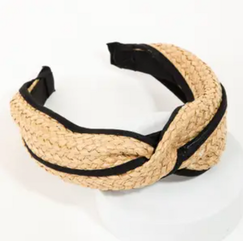 Straw Braided Headband