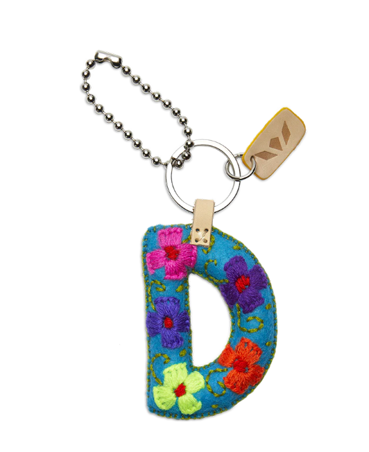 Turquoise Felt Alphabet Charm ( Assorted )