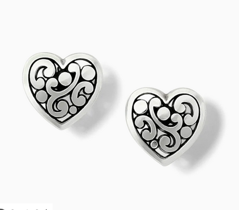 Contempo Heart Post Earrings JA9301