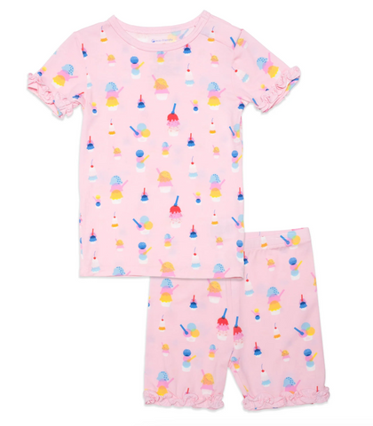 Pink Sundae Funday Magnetic Pajama Set