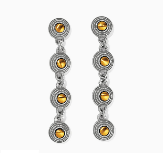 Monete Link Post Drop Earrings JA9876*