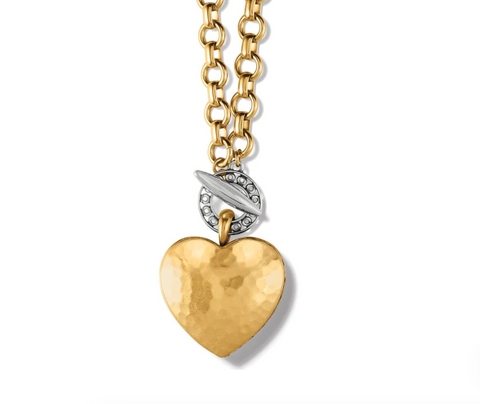 Inner Circle Heart Toggle Necklace JM7340