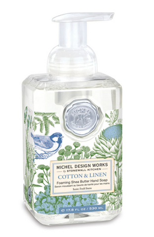 Cotton & Linen Foaming Hand Soap 17.8oz.