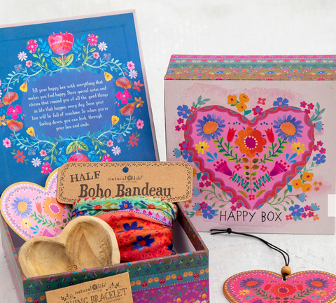 Happy Box Gift Set- Folk Heart