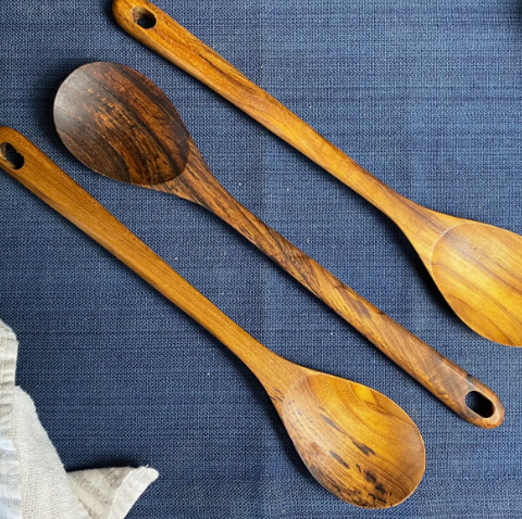 Rustic Handle Wooden Spoon w/ Bartlesville,Oklahoma