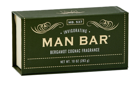 Invigorating Bergamot Cognac Man Bar 10oz.