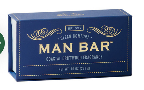 Man Bar Coastal Driftwood Clean Comfort Soap 10oz.