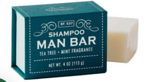 Tea Tree + Mint Shampoo Bar 4oz.