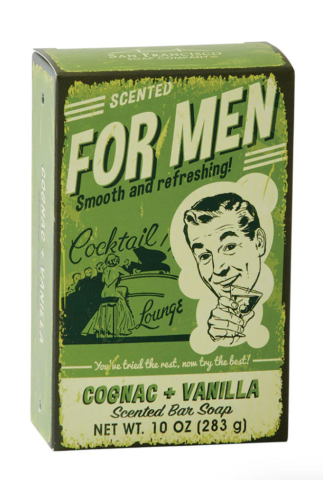 For Men Bar Soap 10 oz. ( Cognac + Vanilla )