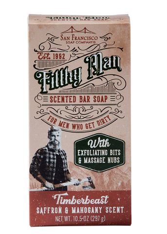 FILTHY MAN Bar Soap 10.5 oz. ( Saffron & Mahogany )