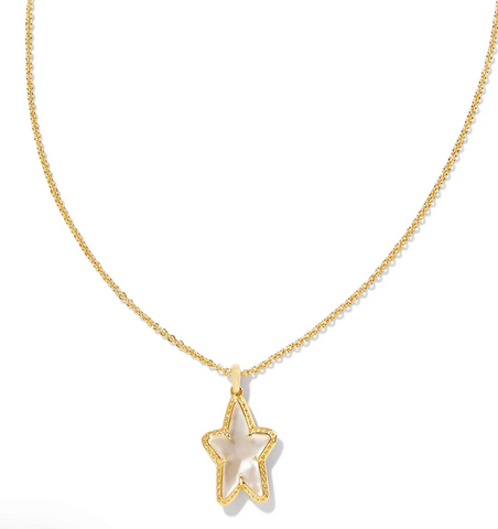 Ada Star Short Pendant Necklace ( Gold/ Mother of Pearl )