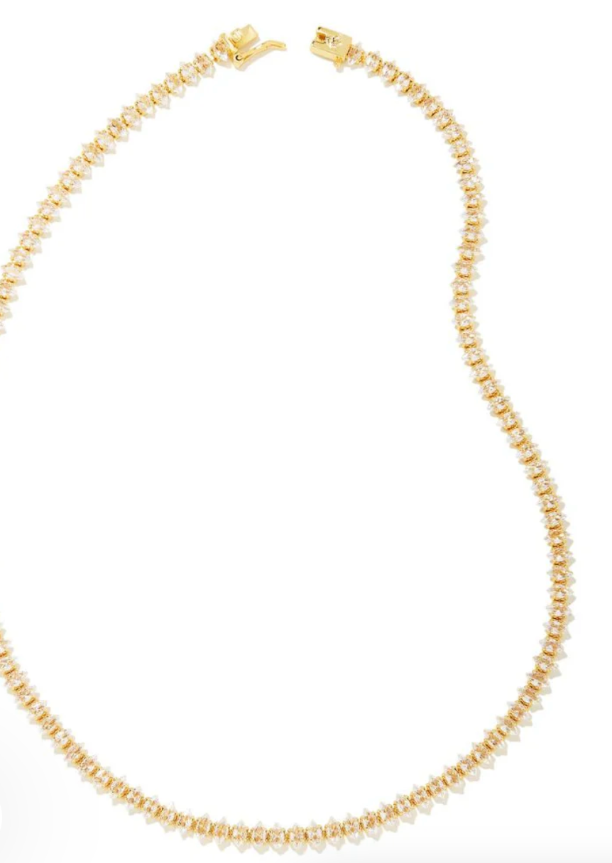 Larsen Tennis Necklace* ( Gold )