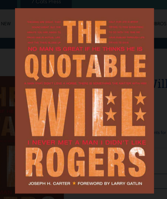 The Quotable Will Rogers Book