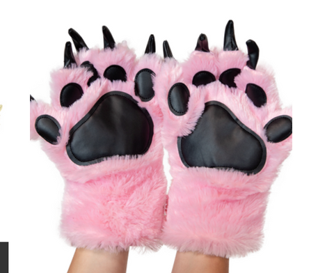 Pink Paw Mitts ( Small )