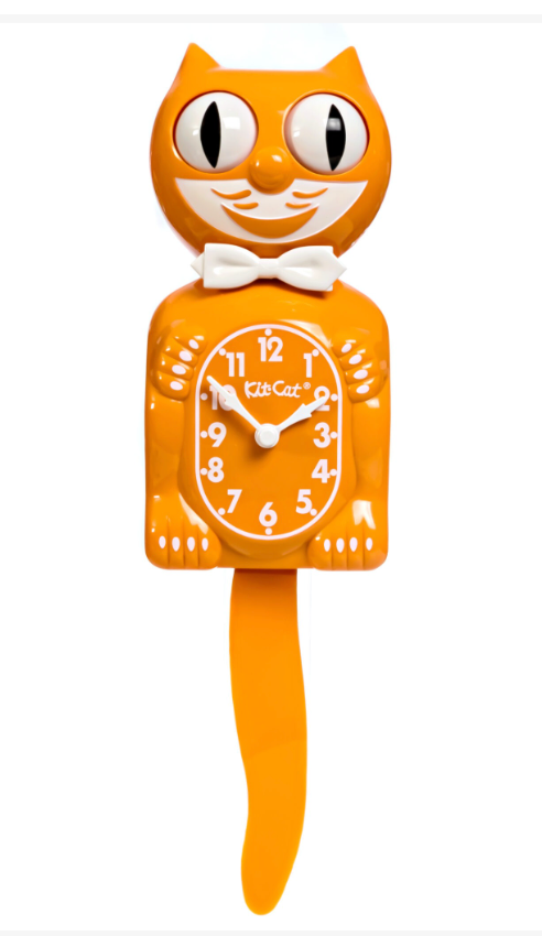 Festival Orange Kit-Cat (15.5″ high)