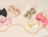 Satin Bow Claw Clips ( Assorted )