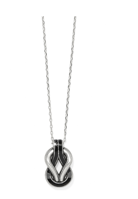 Interlok Harmony Black Necklace JM7635*