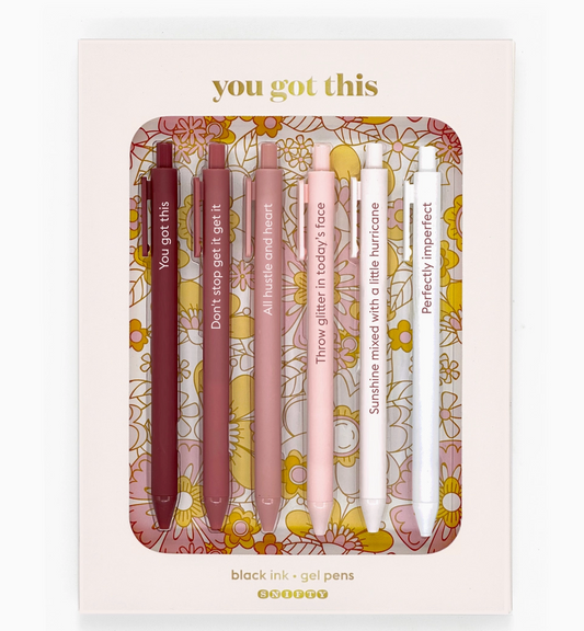 You Got This - Quotable Gel Pen Set