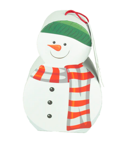 Snowman Shaped Ornament Caramel Choco Mix  1.25 OZ.