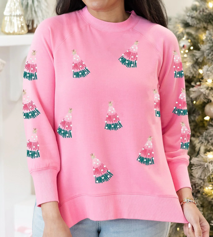 Trees Katie Pink Sweatshirt