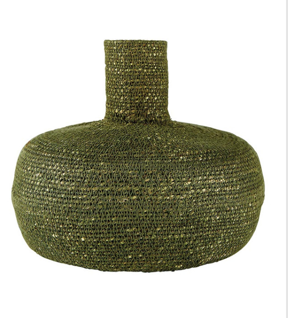 Seagrass  Vase  ( Assorted Colors )