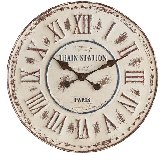 White Vintage Clock