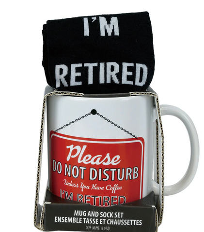 Retirement Mug Sock Set