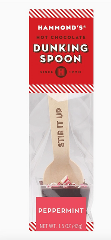 Peppermint Dark Chocolate Dunking Spoon 1.5oz