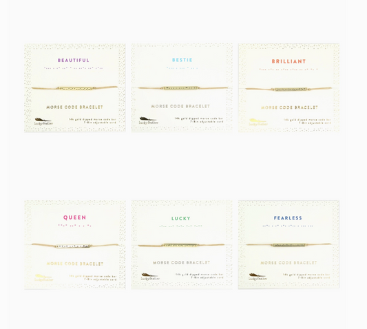 Morse Code Bracelets ( Assorted )