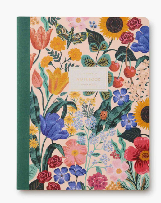 Blossom Ruled Notebook