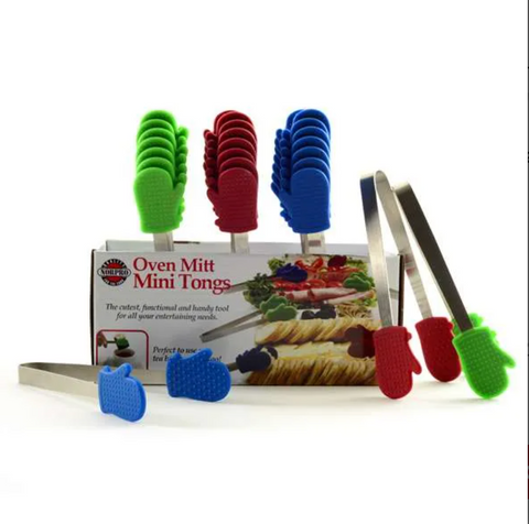 Oven Mitt Mini Tongs ( Assorted )