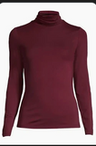 Basic Viscose Long Sleeve Turtle Neck Sweater  ( Assorted )