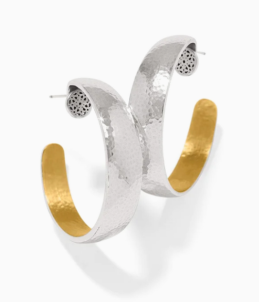 Ferrara Entrata Moon Large Hoop Earrings  JA0095*