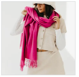 Cozy Cashmere  Soft Solid Scarf ( Assorted )