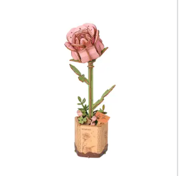 3D Wooden Bloom Craft Puzzle ( Assorted )